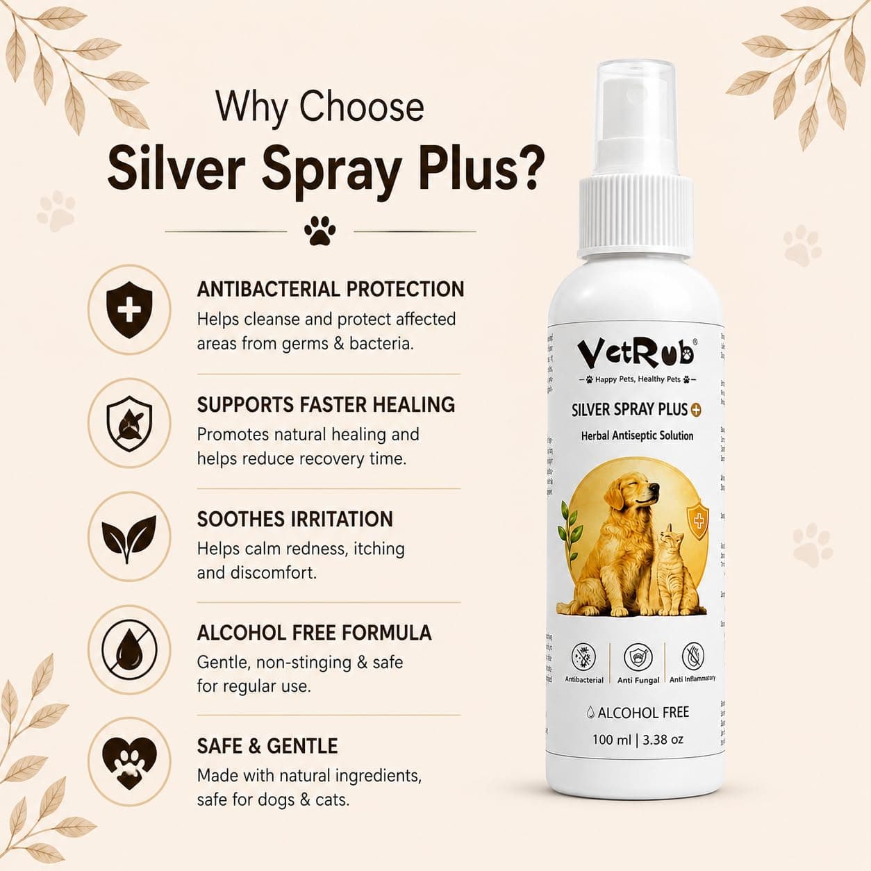 VetRub Silver Spray Plus 4