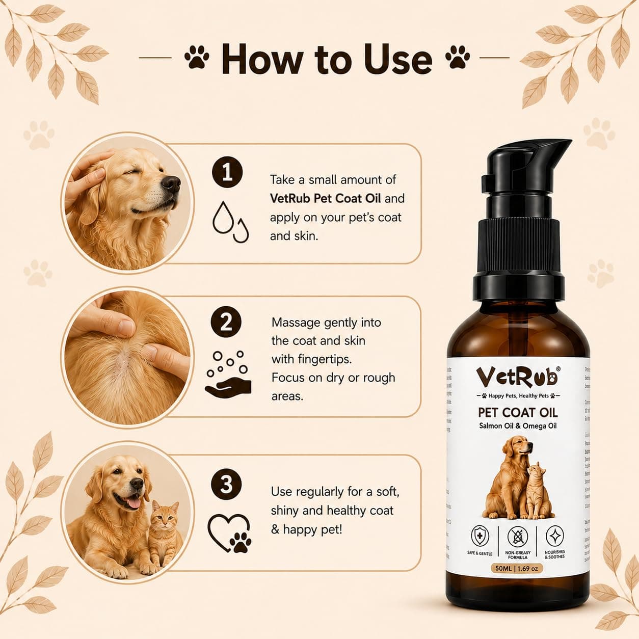 VetRub Pet Coat Oil 6