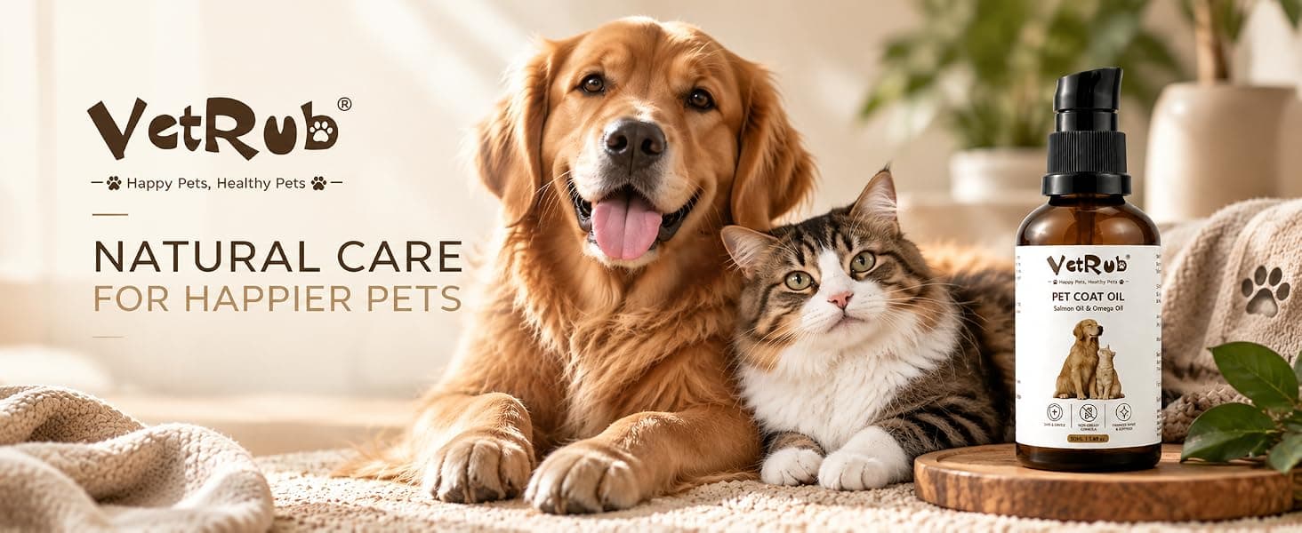 VetRub Pet Coat Oil product description 1