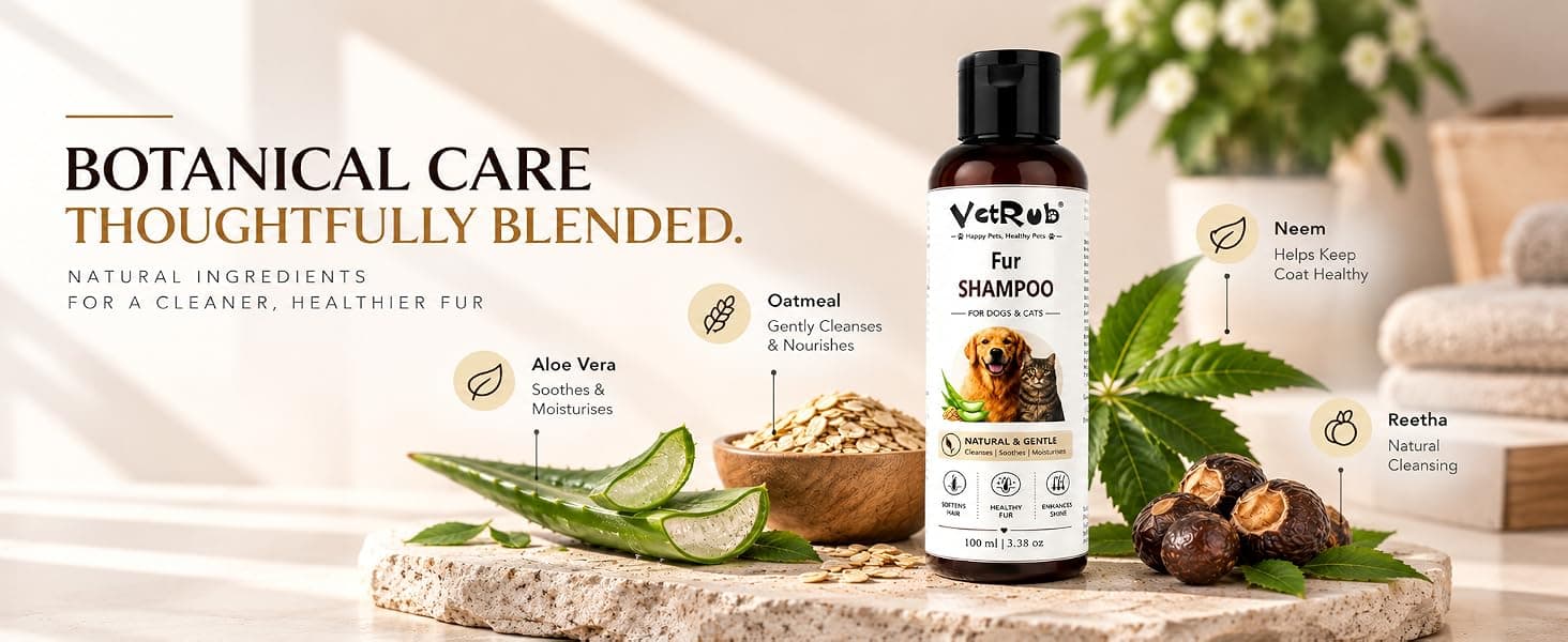 VetRub FurGlow Shampoo product description 3