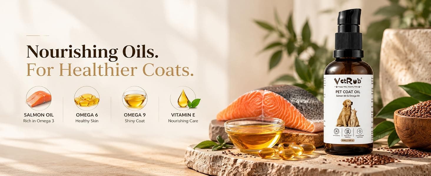 VetRub Pet Coat Oil product description 2