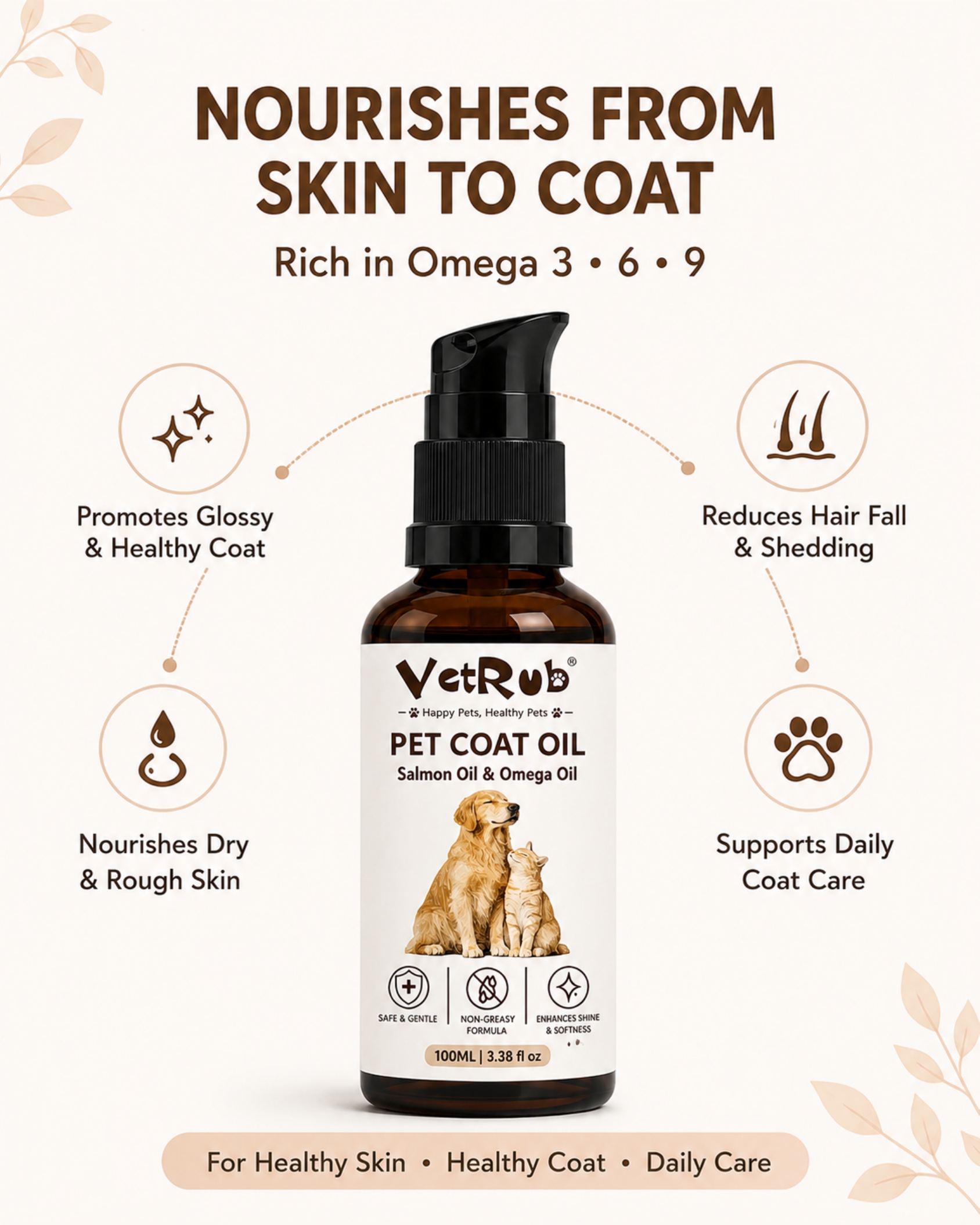 VetRub Pet Coat Oil 3