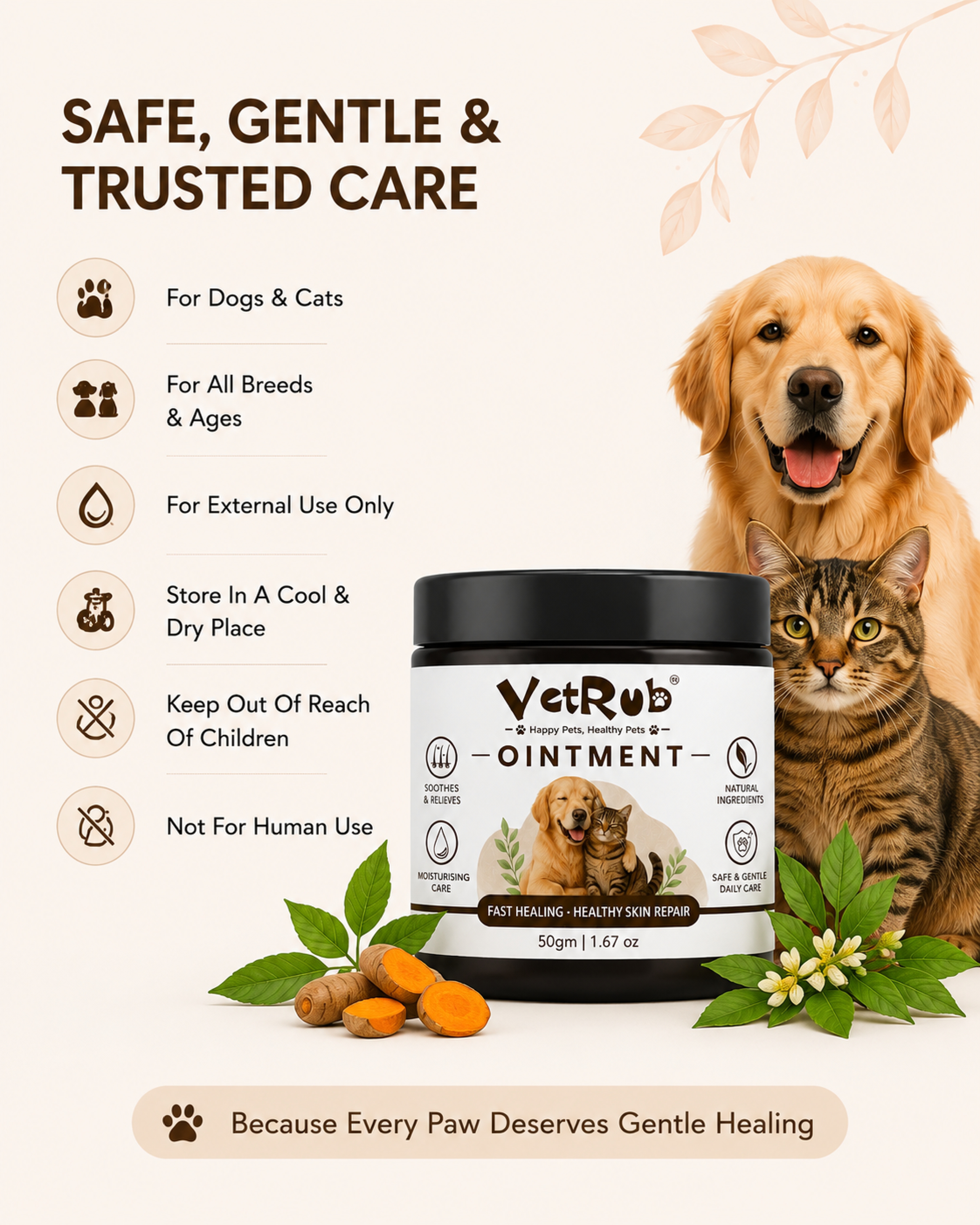 VetRub Skin Heal Ointment 5