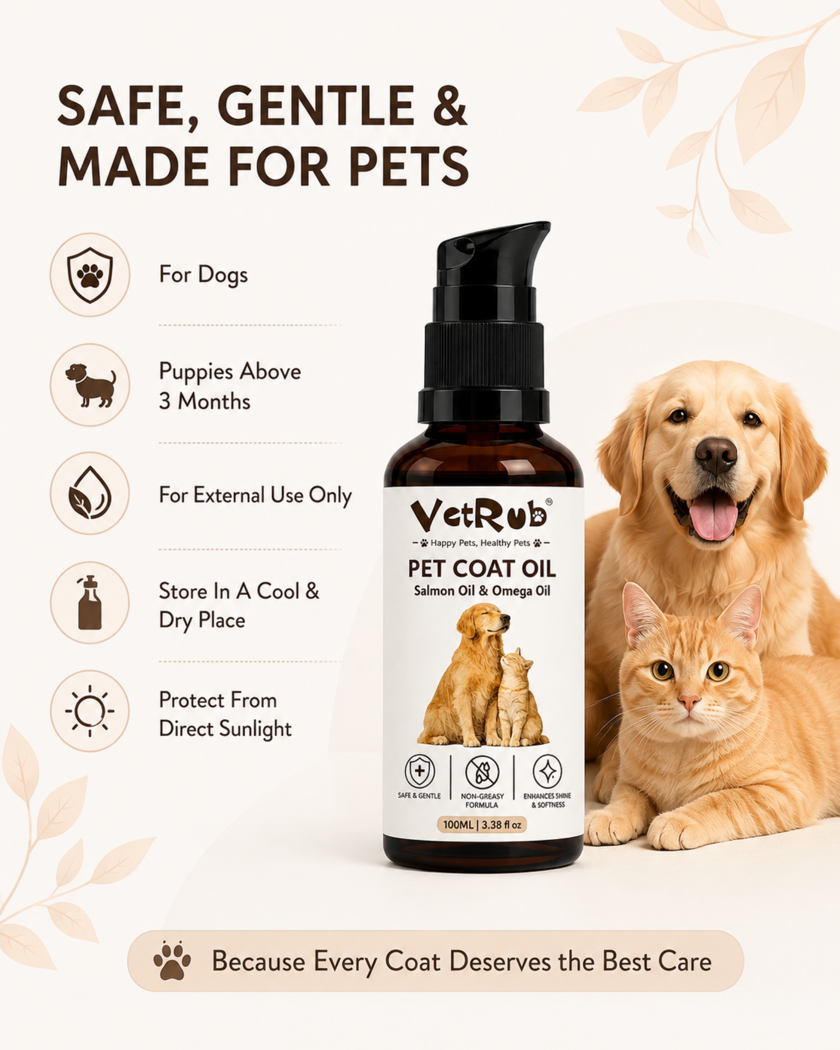 VetRub Pet Coat Oil 6