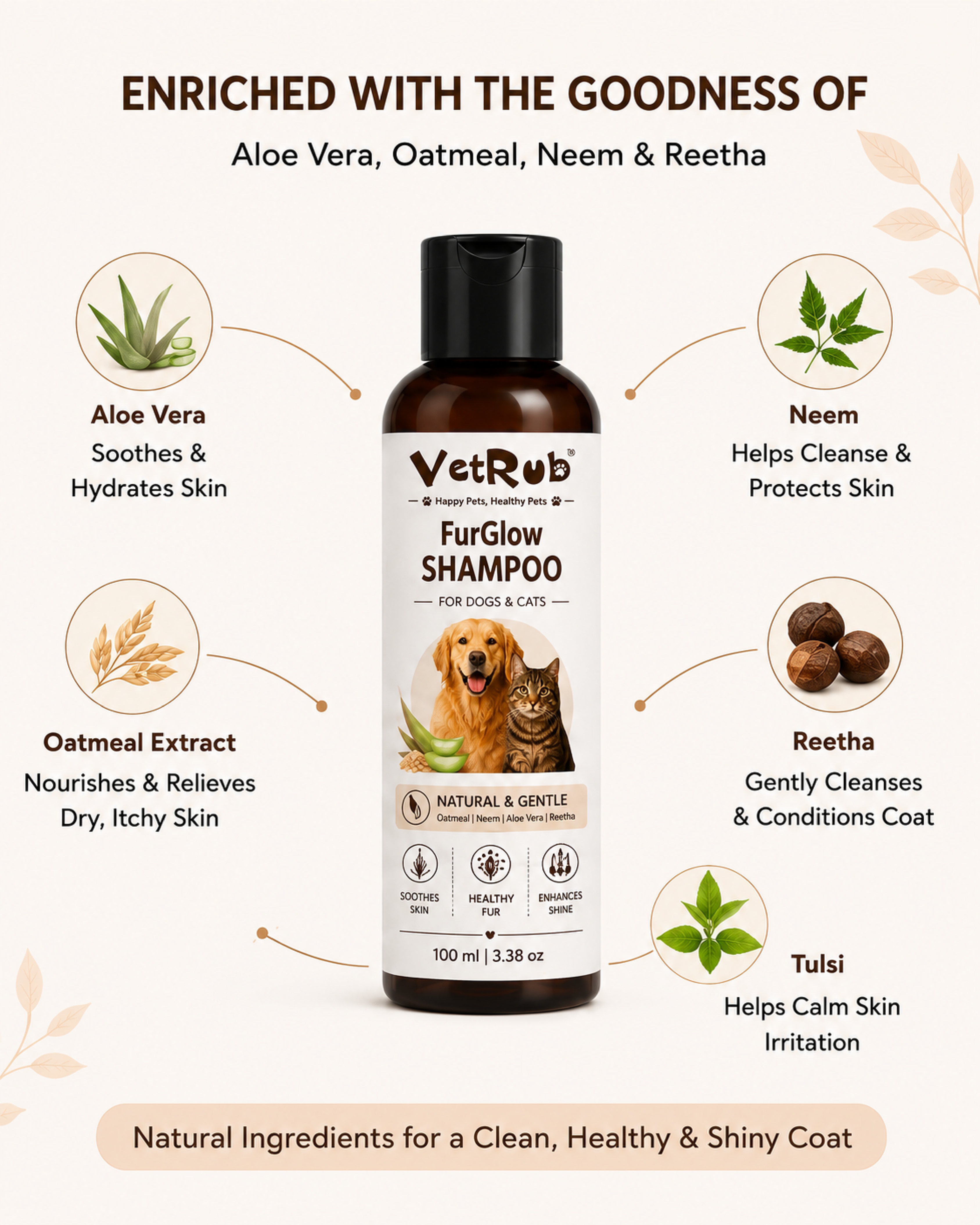 VetRub FurGlow Shampoo 3