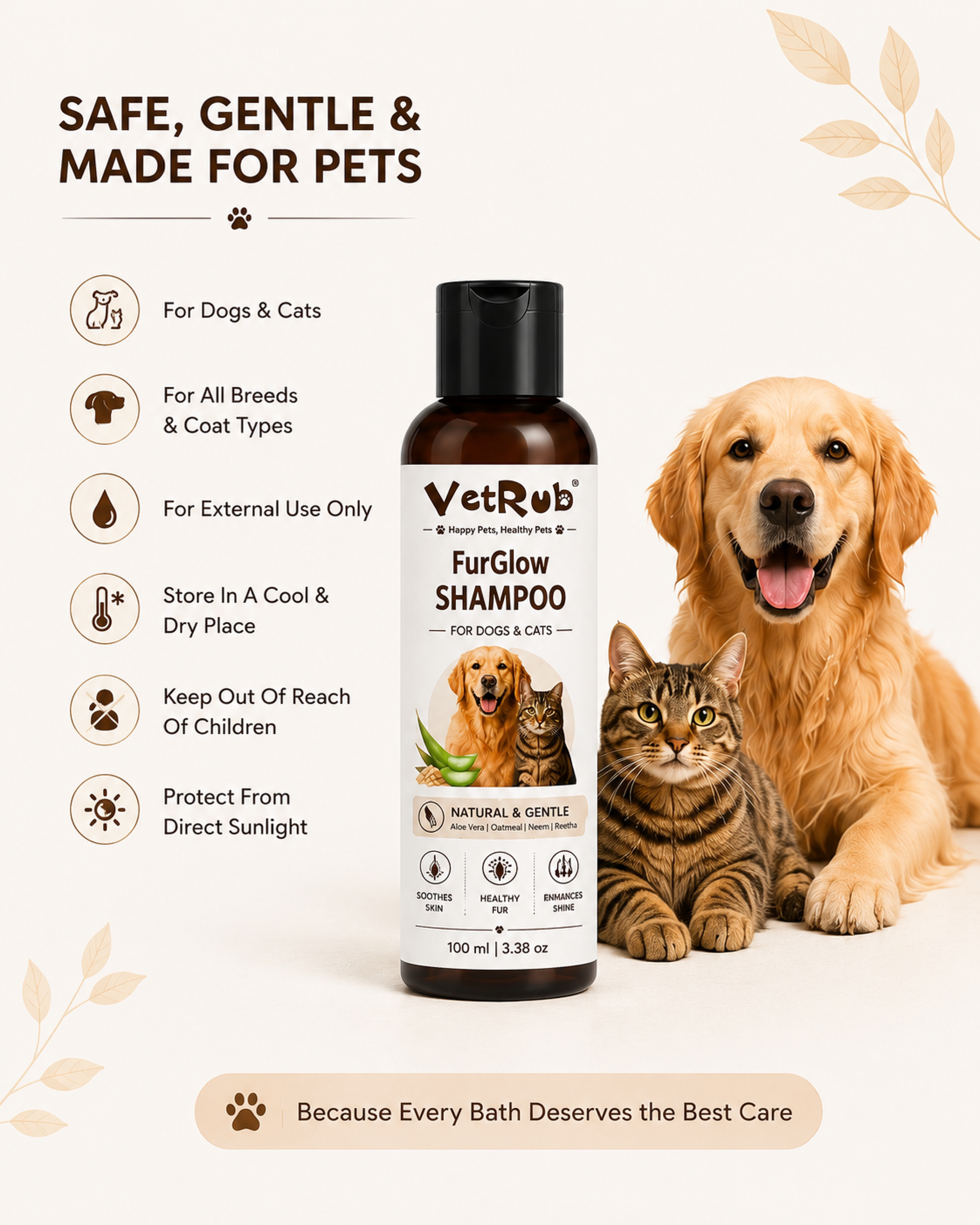VetRub FurGlow Shampoo 5